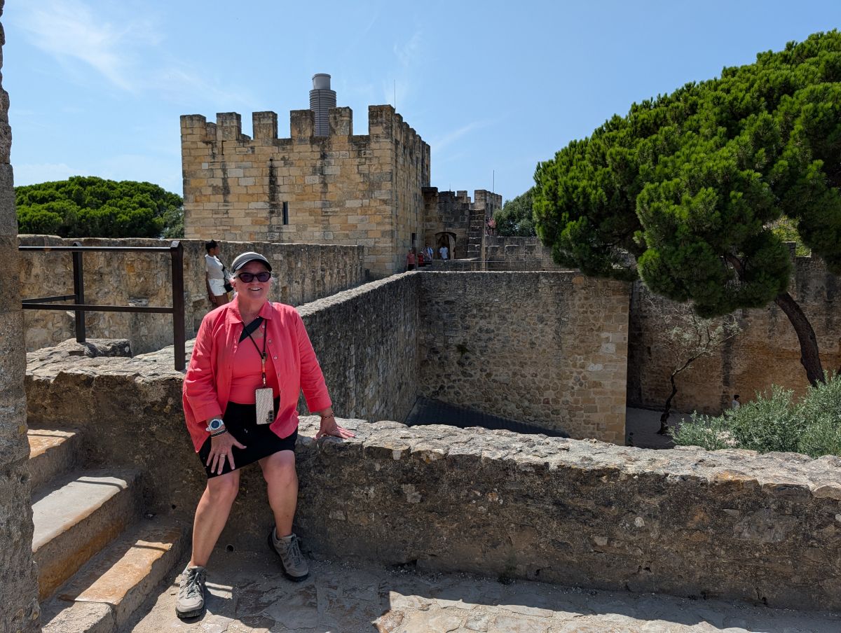 Shirley at Castelo de São Jorge, Lisbon