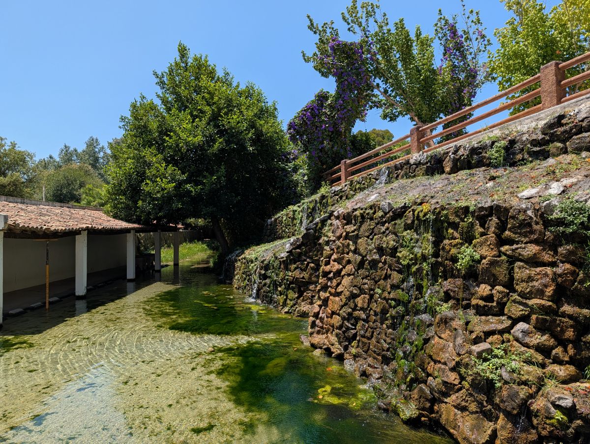 The old stone laundry and waterway near Melides