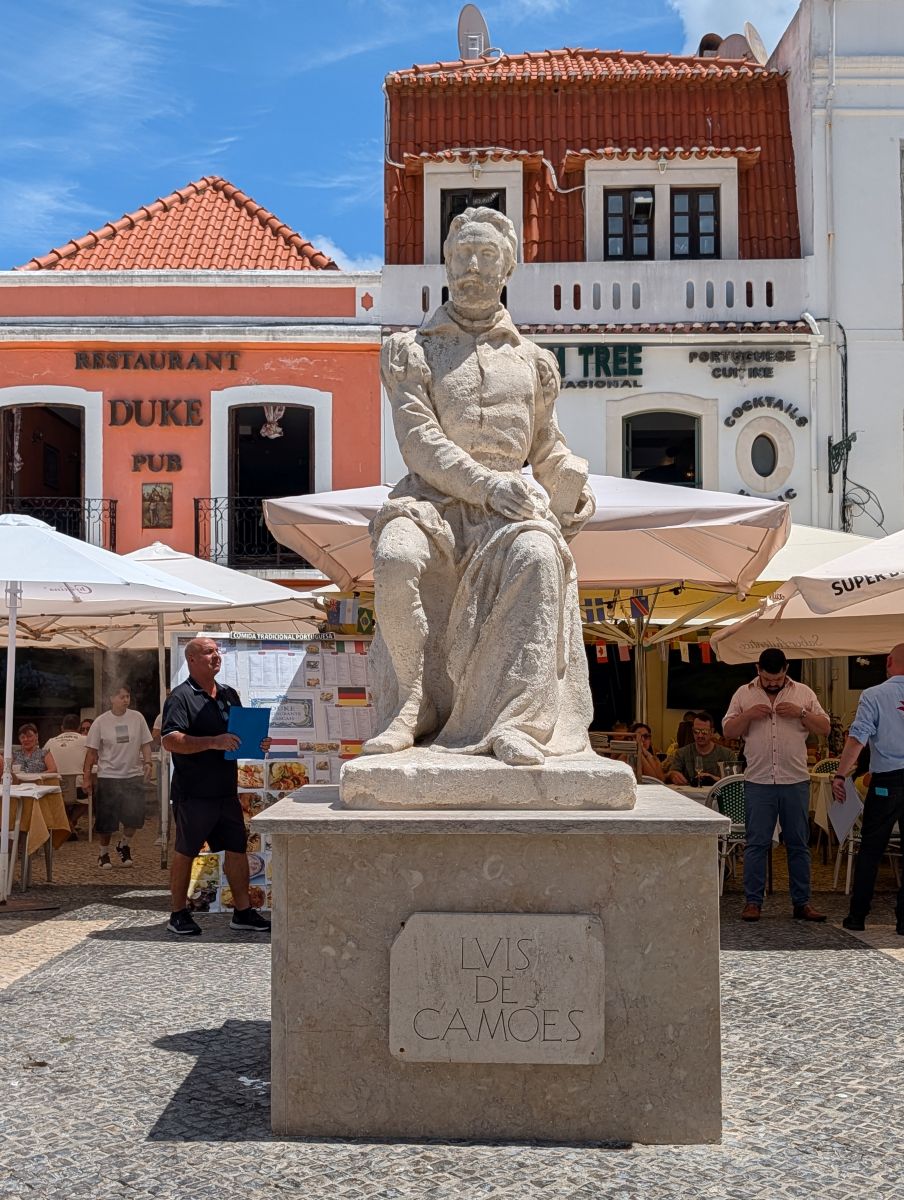 Statue of Luís de Camões in Cascais