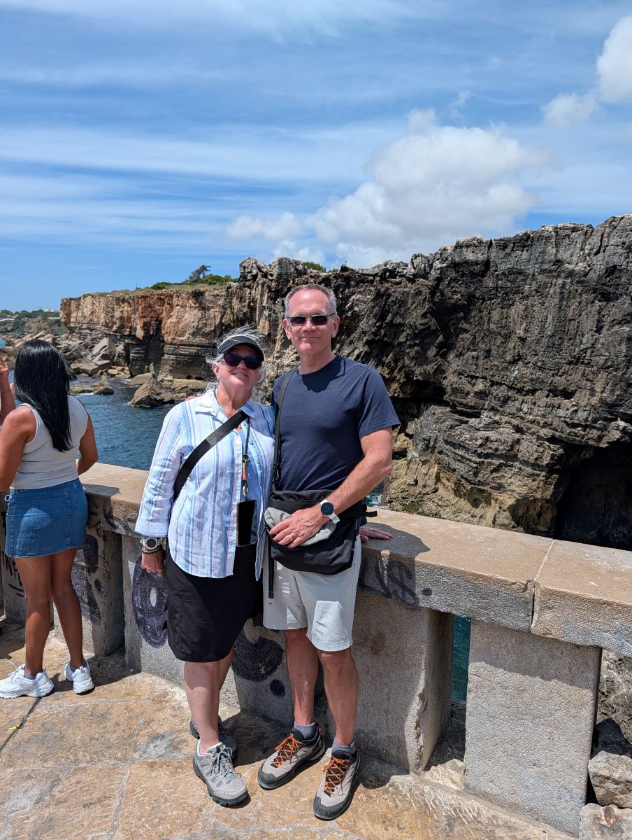 Keith and Shirley at Boca do Inferno, Cascais